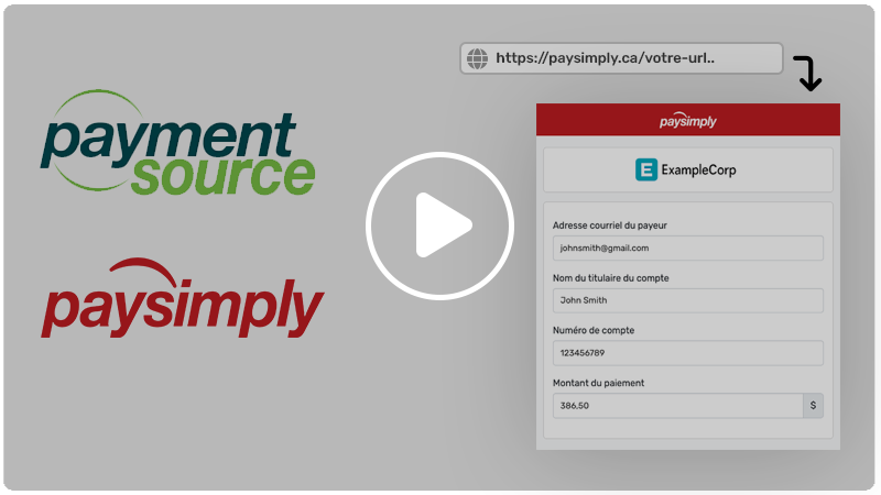 Vignette de vidéo sur les liens de paiement PaySimply.