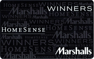 Homesense, Winners, Marshalls gift card