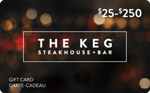 The Keg Steakhouse and Bar gift card