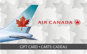 Carte-cadeau Air Canada